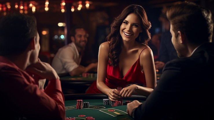 Live dealer table dalam Mode Turnamen afk toto dengan studio berkamera ganda